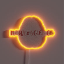 Charger l&#39;image dans la galerie, Neuroscience illuminated concepts in radiant colorful LED digital display style.