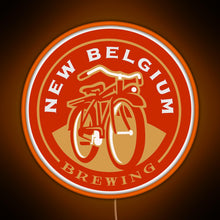 Charger l&#39;image dans la galerie, New Belgium Brewing RGB neon sign orange