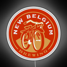 Charger l&#39;image dans la galerie, New Belgium Brewing RGB neon sign white 