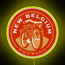 Charger l&#39;image dans la galerie, New Belgium Brewing RGB neon sign yellow