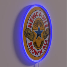 Charger l&#39;image dans la galerie, Newcastle Brown Ale Beer RGB Neon Bar Pub Sign Accents.