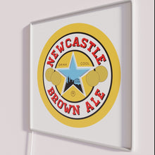 Charger l&#39;image dans la galerie, RGB Illuminated Newcastle Brown Ale Logo Bar Neon Wall Decoration