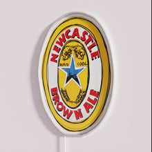 Charger l&#39;image dans la galerie, Vibrant Newcastle Brown Ale Pop Art Neon Sign for Bars and