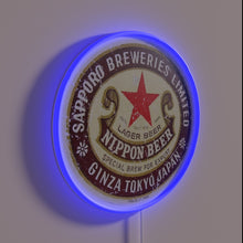Charger l&#39;image dans la galerie, Neon beer advertisement sign featuring Japan&#39;s iconic Nippon logo design