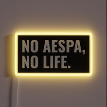 Charger l&#39;image dans la galerie, Aesthetic Aespa Neon Sign for K-Pop Fans with Color Changing