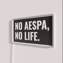 Charger l&#39;image dans la galerie, No Aespa Neon Sign Kpop Group Logo Decoration Wall Art Gift