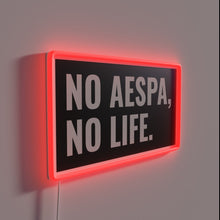 Charger l&#39;image dans la galerie, Aesthetic Neon Sign for Aespa Lovers with Color-Changing Effect