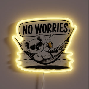 Relax and Unwind with this Bright Vibrant Neon Sign Glow