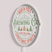 Charger l&#39;image dans la galerie, Glowing North Pole Brewery Decorative Neon Sign with RGB Colors