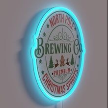 Charger l&#39;image dans la galerie, North Pole Brewing Co. RGB Neon Sign Illuminates Your Bar