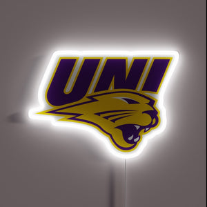 UNI Panthers neon sign — show your school pride in glowing style.