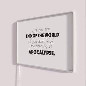 Neon Wall Sign: Humorous Motivational Quote For Office or Home Decor