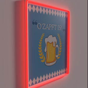 O Zapft Is - Customizable RGB LED Neon Bar Sign