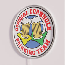Charger l&#39;image dans la galerie, Brighten game nights with official cornhole team featuring beer signs