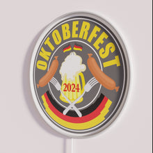 Charger l&#39;image dans la galerie, Vibrant RGB Neon Oktoberfest Sign Illuminates Home Bars for Beer Enthusiasts