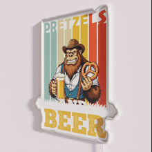 Charger l&#39;image dans la galerie, Vibrant Neon Sign for Oktoberfest Bigfoot Beer Party Decorations Fun