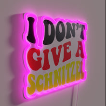 Charger l&#39;image dans la galerie, Oktoberfest inspired, irreverent neon sign with German food slang humor.