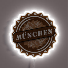 Charger l&#39;image dans la galerie, Vibrant RGB illuminated neon sign for Munich&#39;s iconic Oktoberfest celebrations