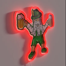 Charger l&#39;image dans la galerie, Vibrant Neon Sign for Beer Enthusiasts and Oktoberfest Party Decorations