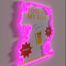 Charger l&#39;image dans la galerie, Vibrant RGB Neon Sign Celebrating Oktoberfest Beer Lovers&#39; Fervent Enthusiasm