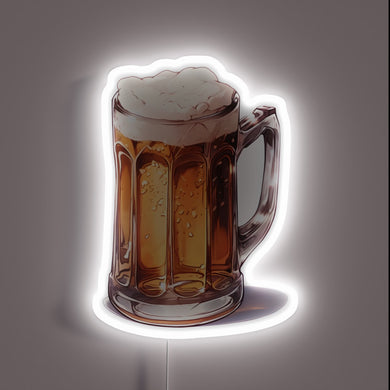 Add festive German flair with this glowing neon beer sign.