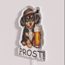 Charger l&#39;image dans la galerie, Vintage German-themed Oktoberfest Prost party neon decorative bar lighting sign.