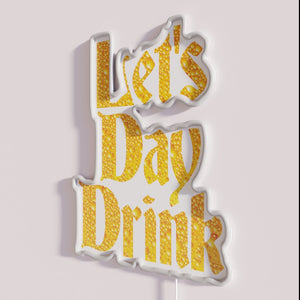 Neon Oktoberfest Party Sign with German Beer and Sausage Design