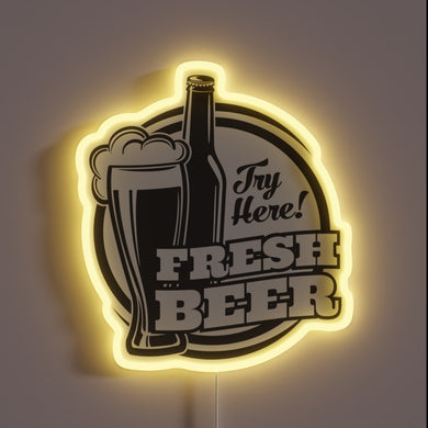 Authentic Oktoberfest-themed RGB neon sign for true German beer lovers.