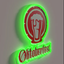 Charger l&#39;image dans la galerie, Add authentic German flair with our Oktoberfest red neon light.