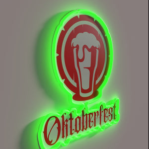 Add authentic German flair with our Oktoberfest red neon light.