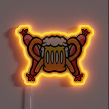 Charger l&#39;image dans la galerie, Vibrant Neon Light Sign Capturing the Spirit of German Festivities