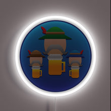 Charger l&#39;image dans la galerie, Traditional German Beer Festival-themed LED Sign with Colorful RGB Illumination