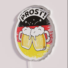 Charger l&#39;image dans la galerie, Vibrant glowing neon Oktoberfest beer festival celebration illuminated sign decor