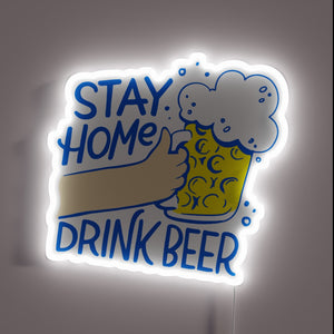 Stay festive at home with Oktoberfest-themed beer sign in neon.