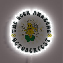 Charger l&#39;image dans la galerie, Oktoberfest The Beer Awakens Neon Sign for Beer Lovers