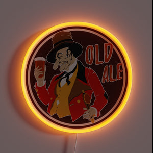 Eye-catching retro-style LED sign for beer enthusiasts and bars.