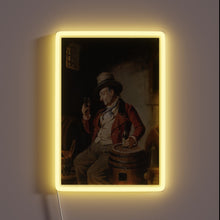 Charger l&#39;image dans la galerie, Vintage Artistic Neon Sign of an Old Gentleman Enjoying Beer