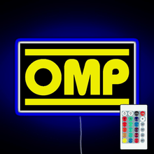 Charger l&#39;image dans la galerie, OMP Logo RGB neon sign remote