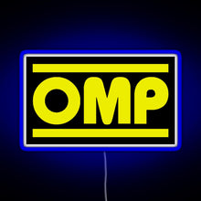 Charger l&#39;image dans la galerie, OMP Logo RGB neon sign blue