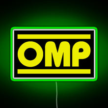 Charger l&#39;image dans la galerie, OMP Logo RGB neon sign green