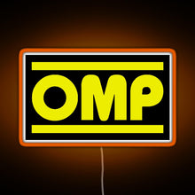 Charger l&#39;image dans la galerie, OMP Logo RGB neon sign orange