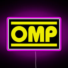 Charger l&#39;image dans la galerie, OMP Logo RGB neon sign  pink