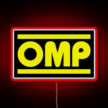 Charger l&#39;image dans la galerie, OMP Logo RGB neon sign red