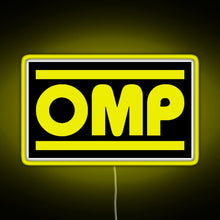 Charger l&#39;image dans la galerie, OMP Logo RGB neon sign yellow