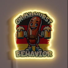 Charger l&#39;image dans la galerie, Add a quirky touch with this colorful German-themed neon sign.