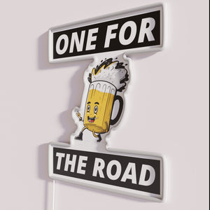 Genuine one for the road Australian bar pub decor neon