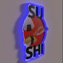 Charger l&#39;image dans la galerie, Japanese Food Culture Inspired Neon Sign with Realistic Meal Scene