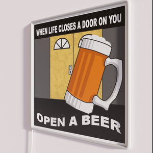 Neon Beer Sign for Home Bars and Parties Decorations