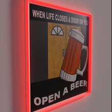Charger l&#39;image dans la galerie, Eye-catching neon sign beckons you to crack open a cold one