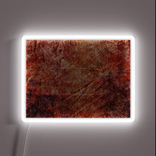 Charger l&#39;image dans la galerie, Eye-catching orange grape crushed rustic color changing LED wall decoration.